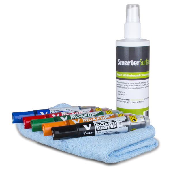 Valkotaulutarvikkeet Starter Kit